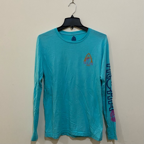 Disney Aulani Disney Resort & Spa Hawaii Teal Long Sleeve T Shirts 2019 - Picture 2 of 5